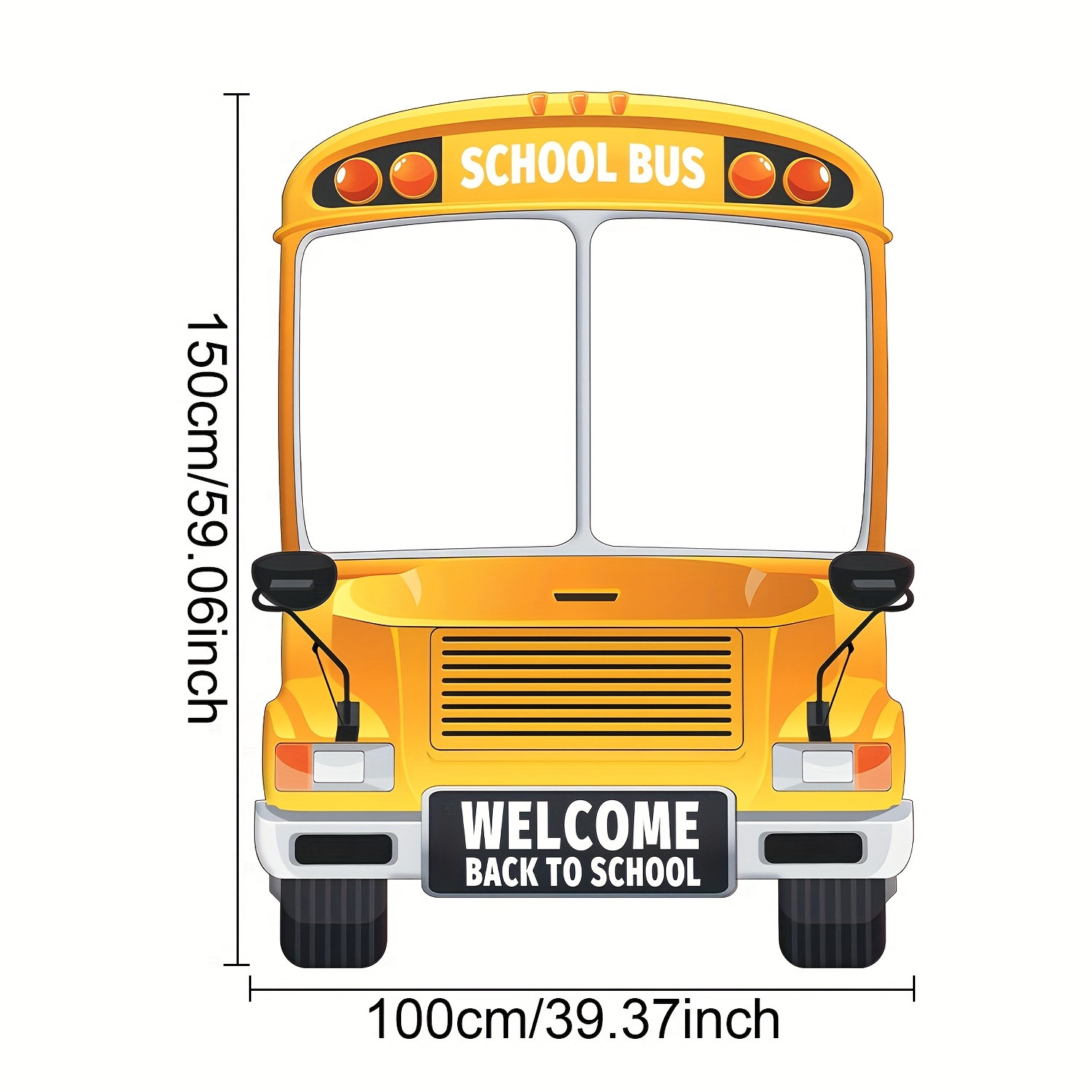 Party Games Bus - Banner de poliéster para fotografía de