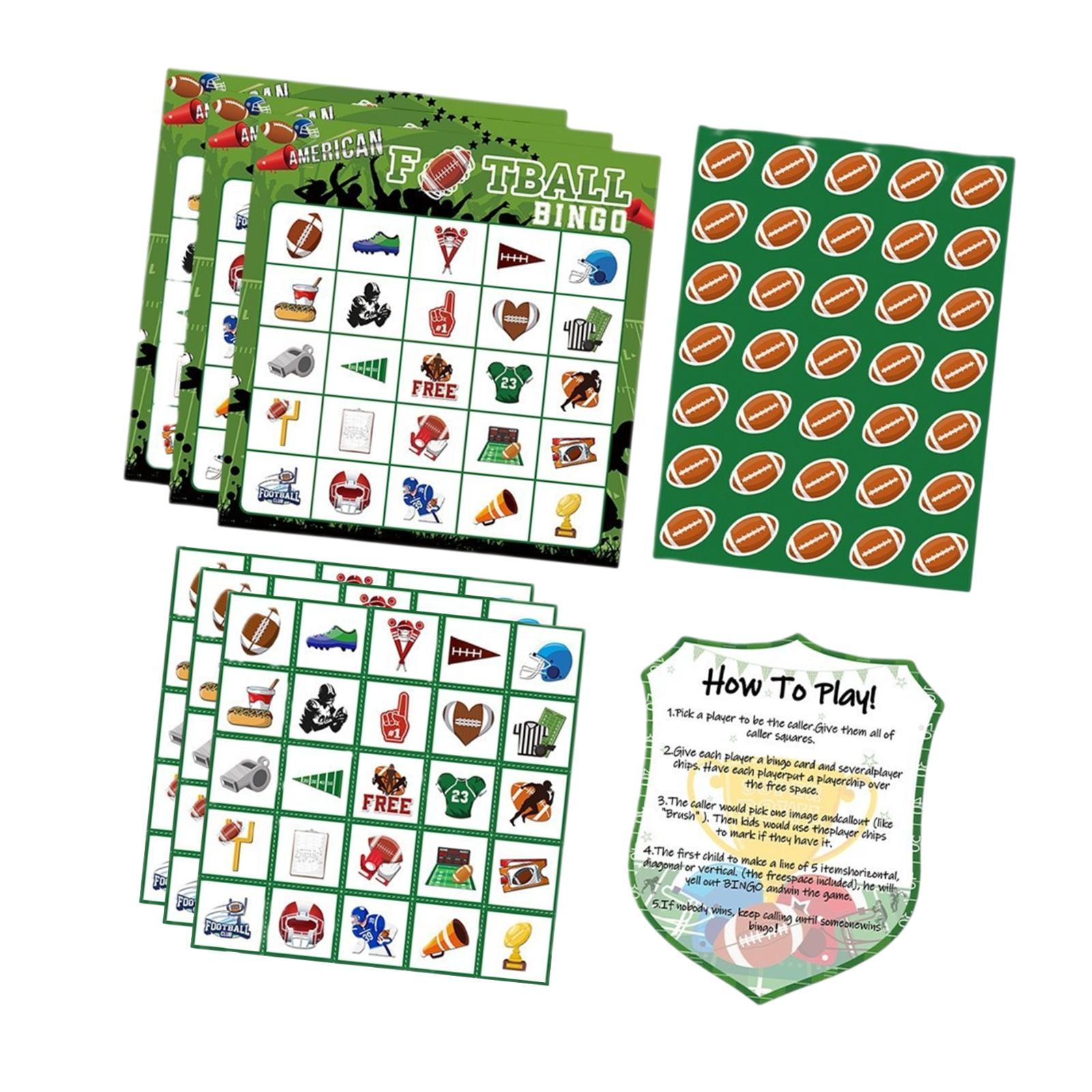 Party Games Bingo - Tarjetas de juegos de Bingo familiares,