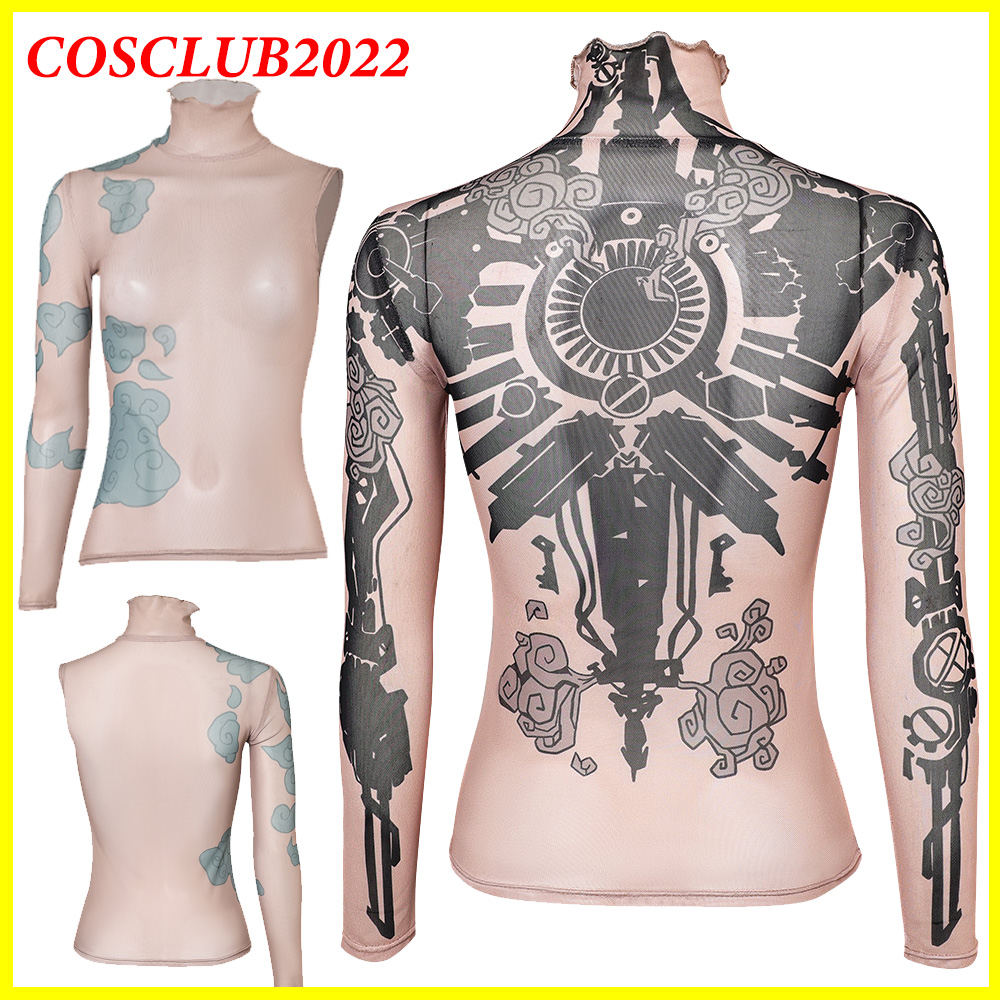 Party Games Summer - Mujeres Arcane Jinx Cosplay camisa tatuaje