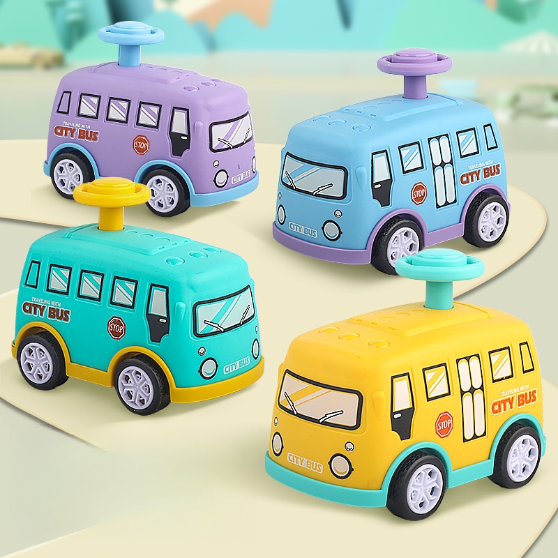 Party Games Bus - Coche de presión de inercia de