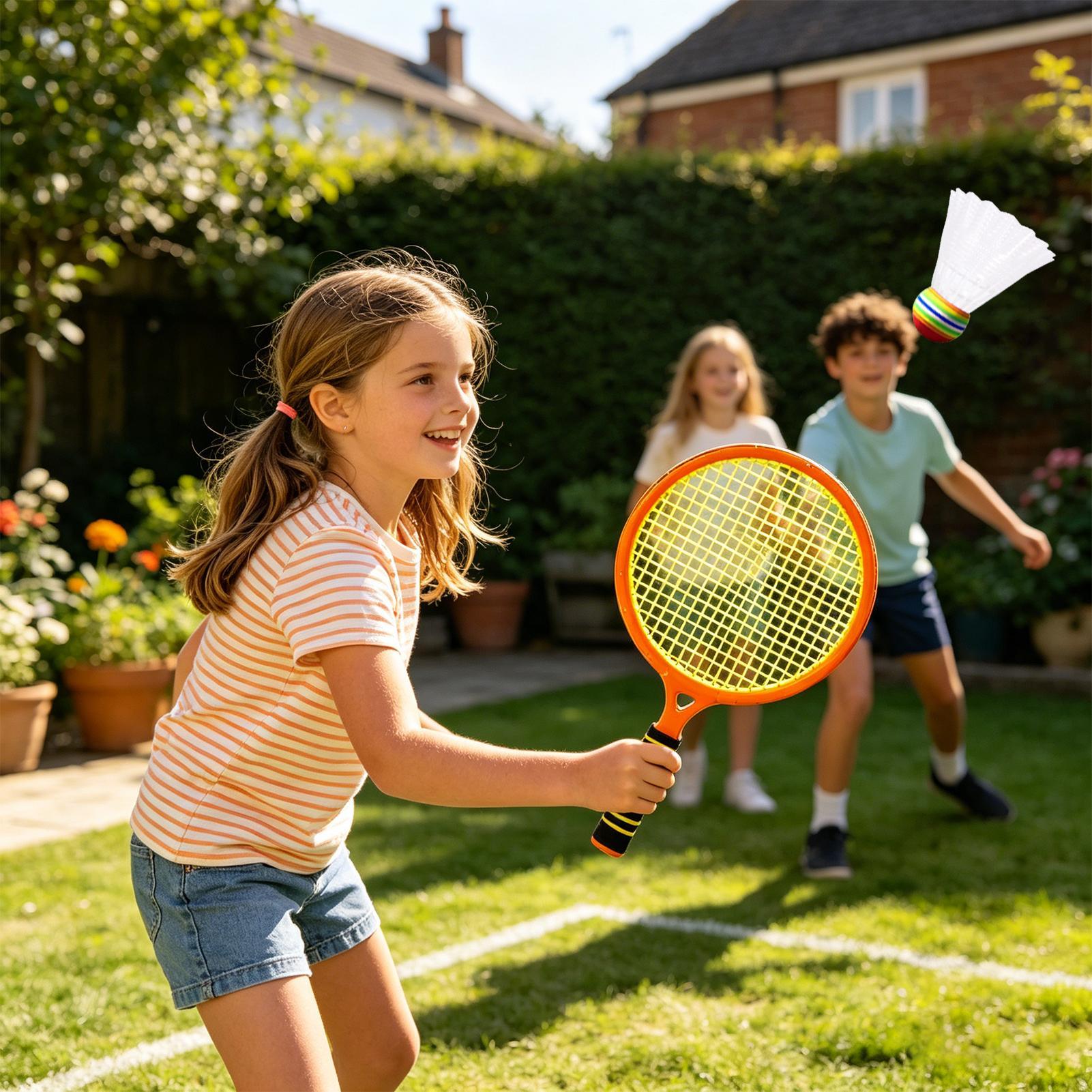 Badminton Set Garden - Juego de bádminton para niños, juego