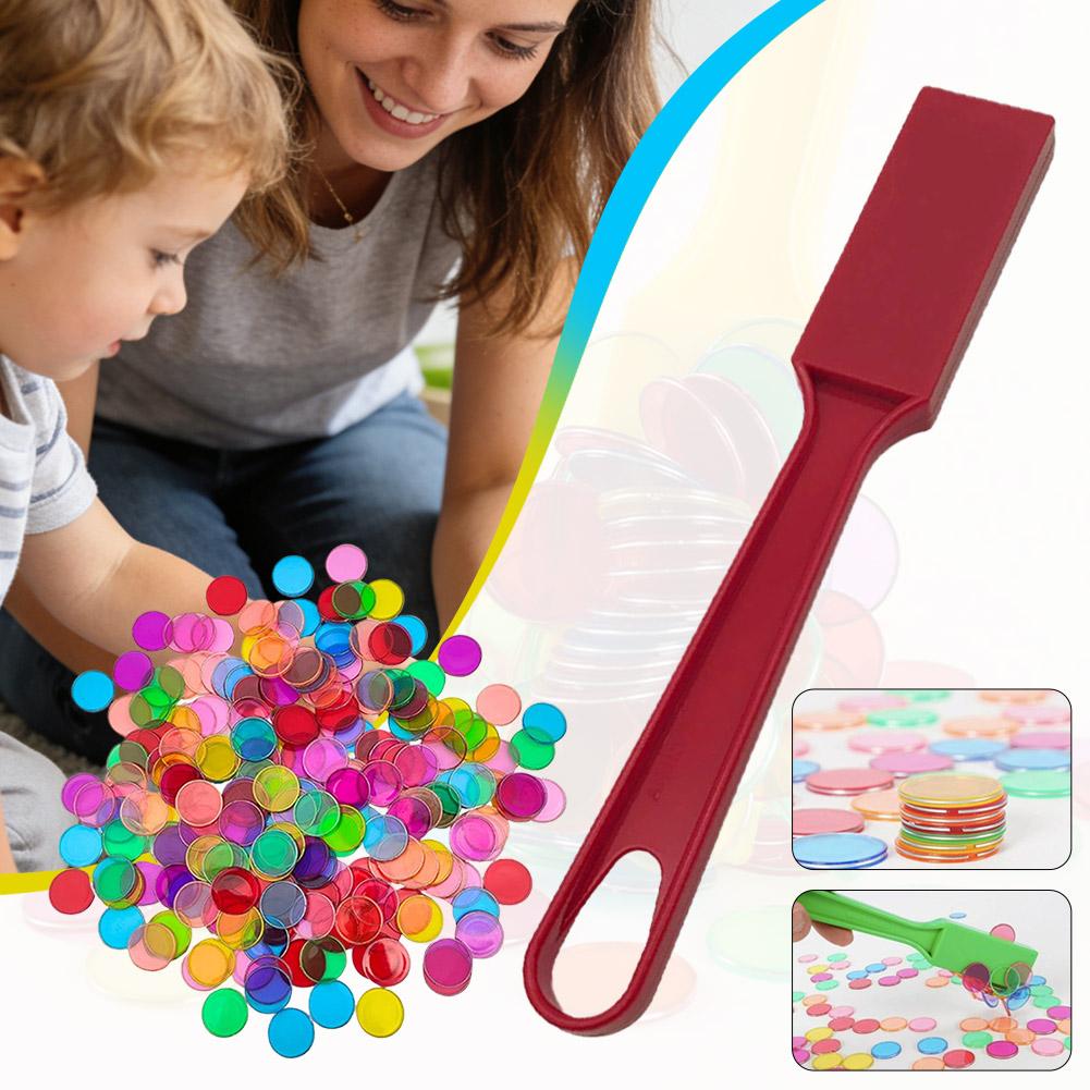 Party Games Bingo - Fichas Magnéticas Montessori para Bingo, Juego