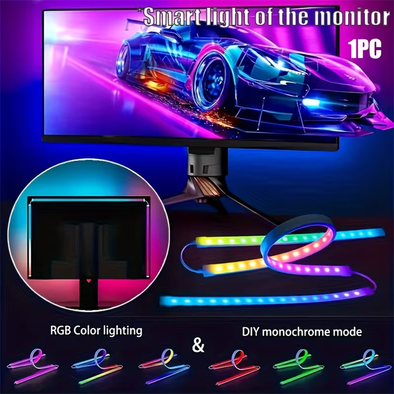 Party Games Night - Tira de Luces RGB para Juegos,