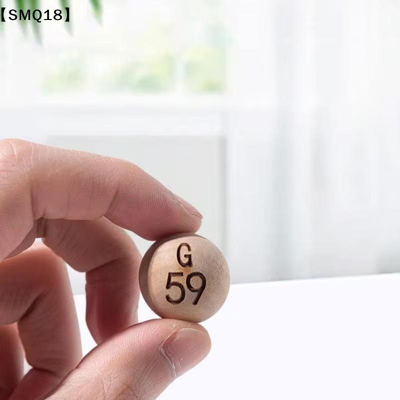 Party Games Bingo - 75 bolas de bingo naturales con