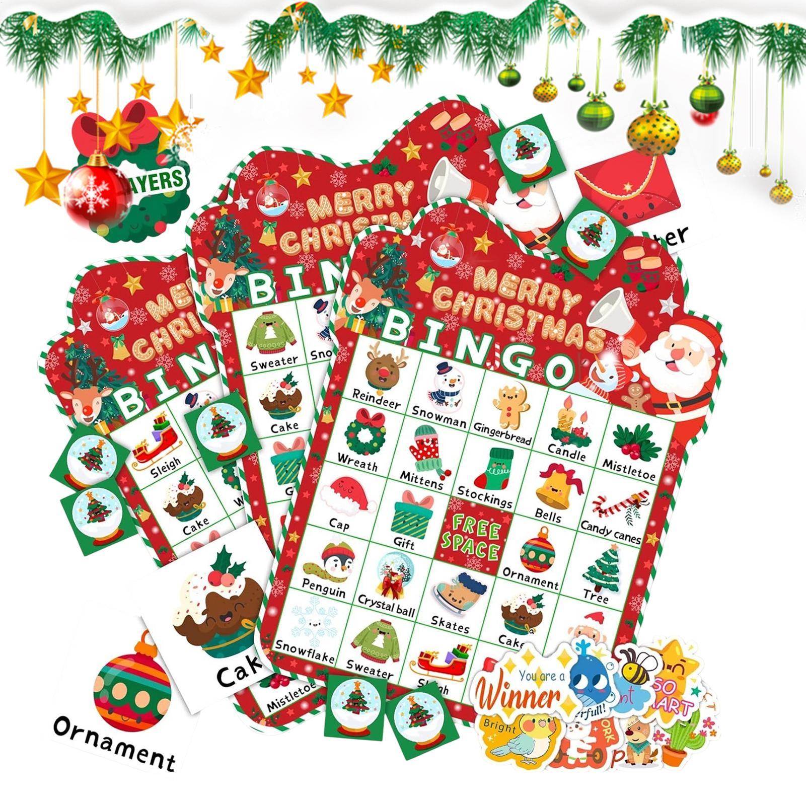 Party Games Bingo - Juego de bingo navideño Juego de