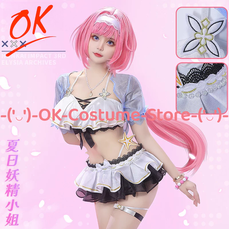 Party Games Summer - Disfraz de Cosplay de Elysia Summer
