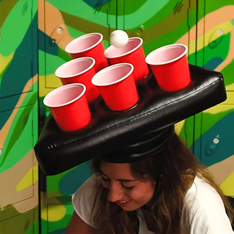 Sombrero Triangular Inflable p - Party Games Ideas reseña y precio