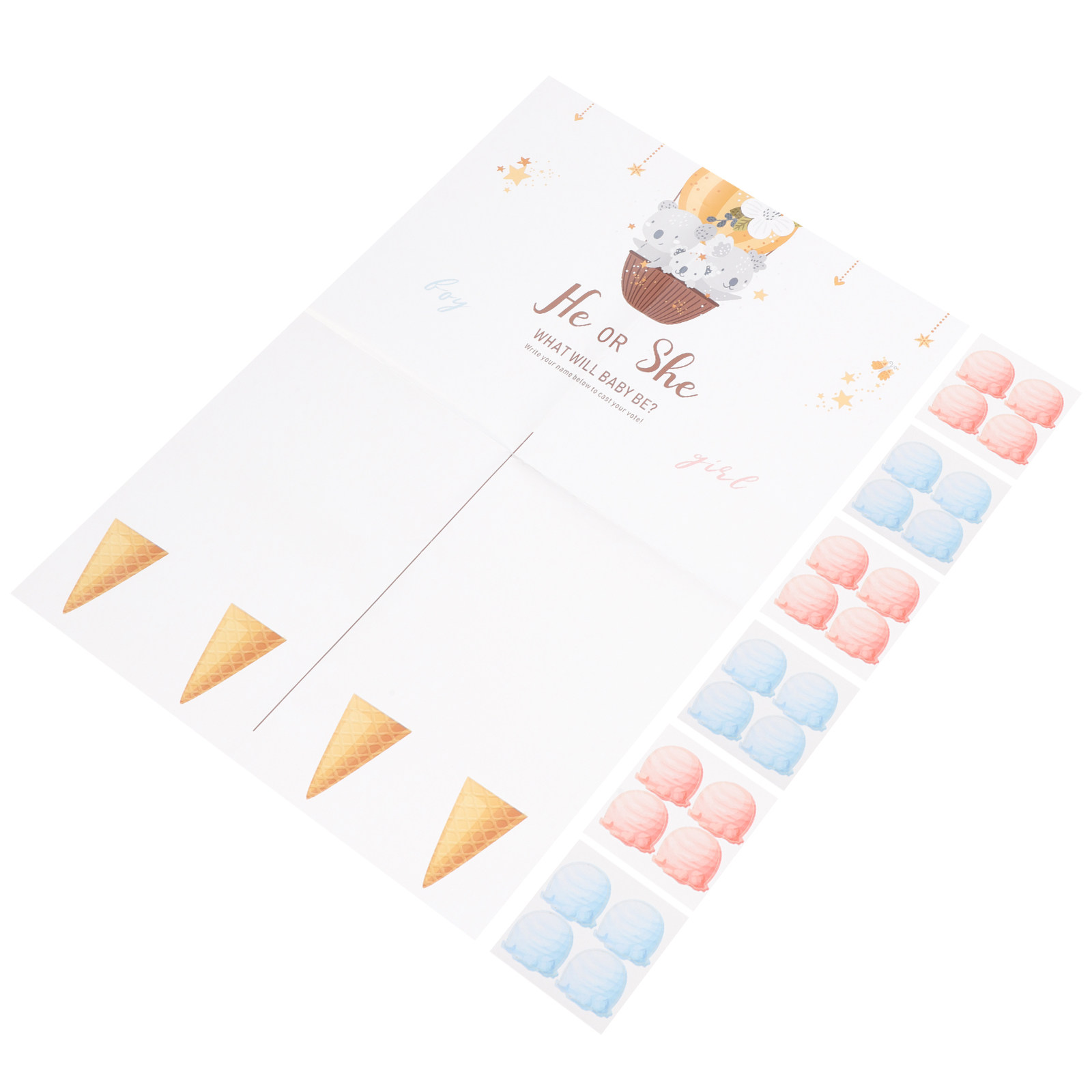 1 Set de Juego de Cartas para  - Party Games Gender Reveal reseña y precio