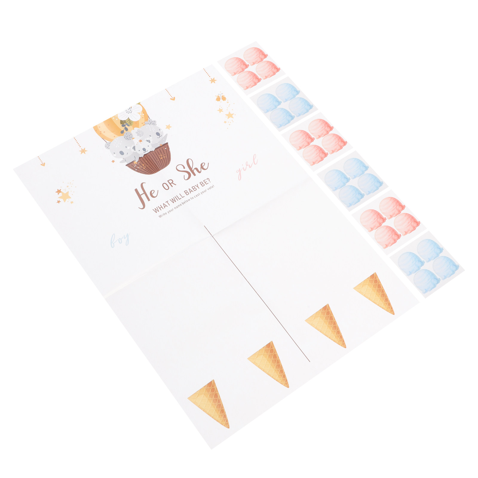 1 Set de Juego de Cartas para  - Party Games Gender Reveal reseña y precio