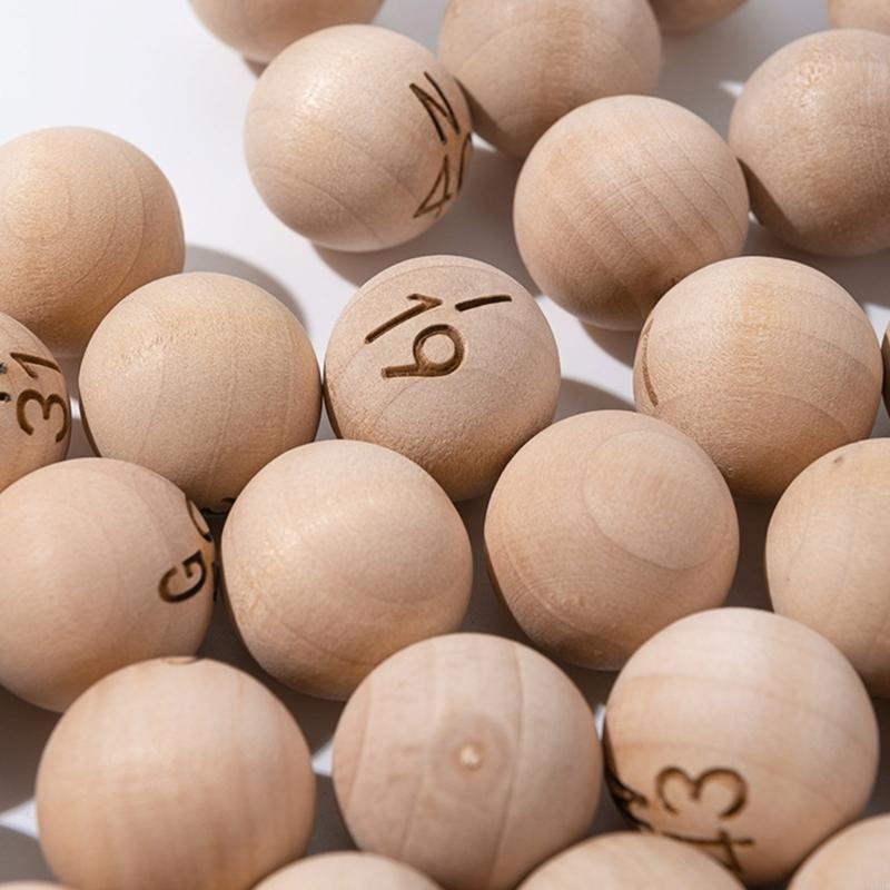 Bolas bingo madera Natural, 75 - Party Games Bingo reseña y precio