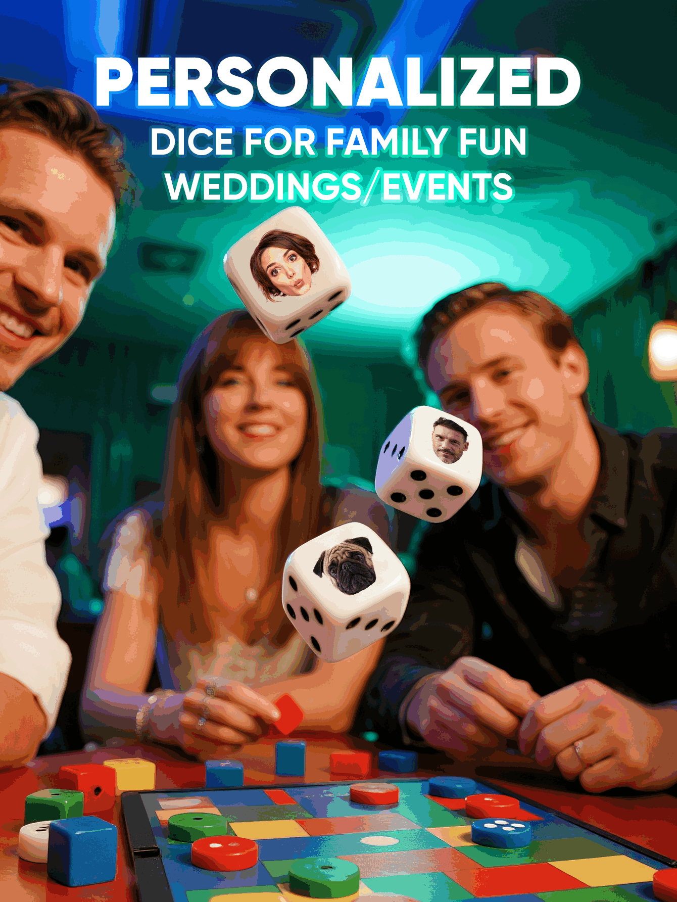 Dados Personalizados con Caras - Party Games Christmas reseña y precio