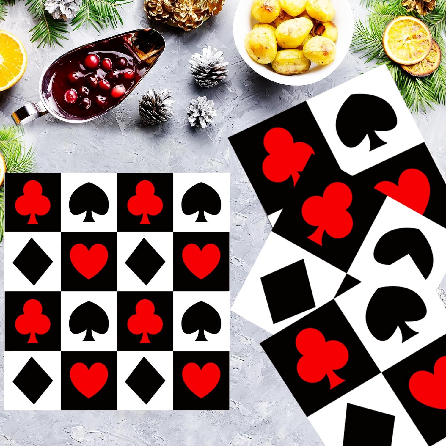 Servilletas de póker con tema  - Party Games Night reseña y precio