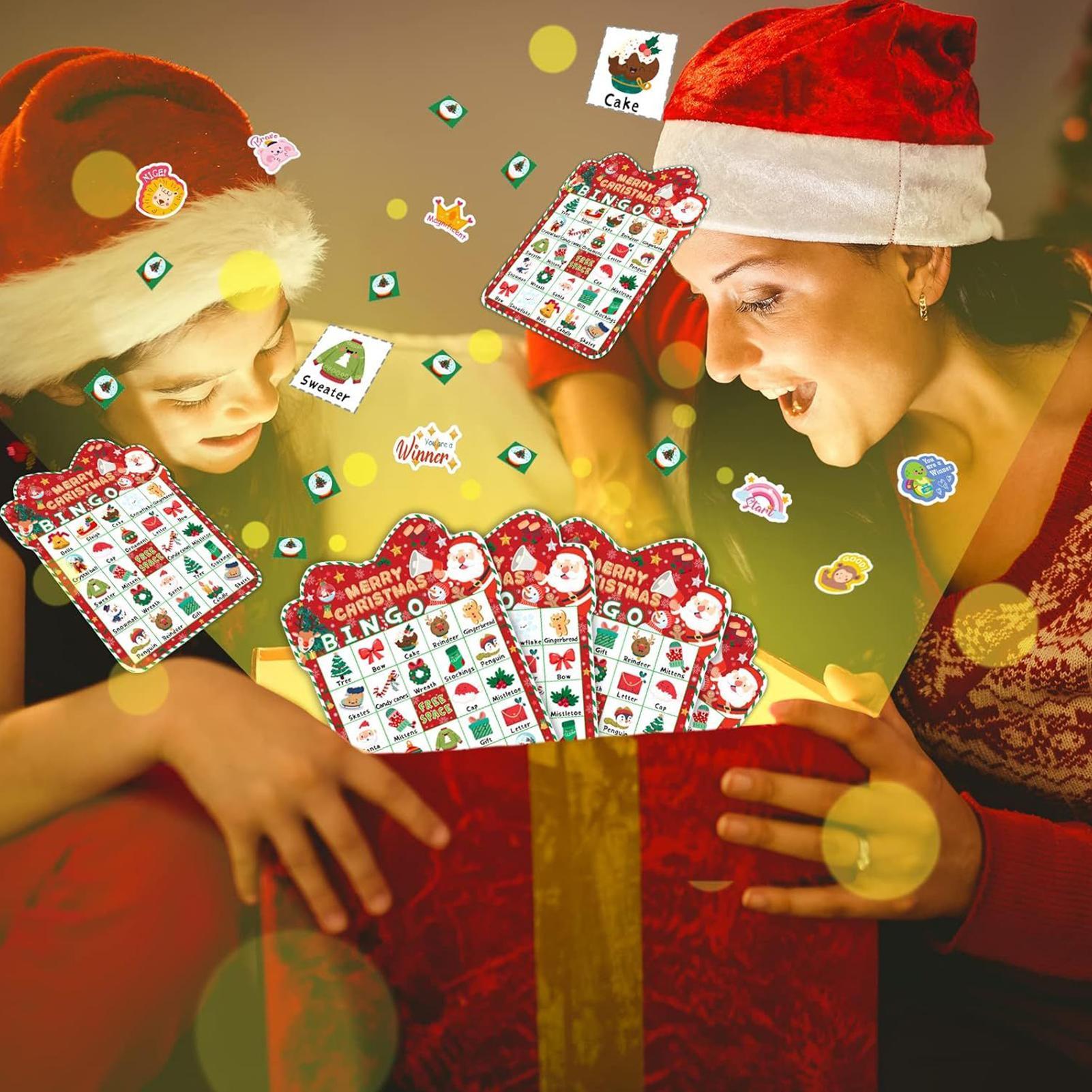 Tarjetas de Bingo de Navidad p - Party Games Bingo reseña y precio