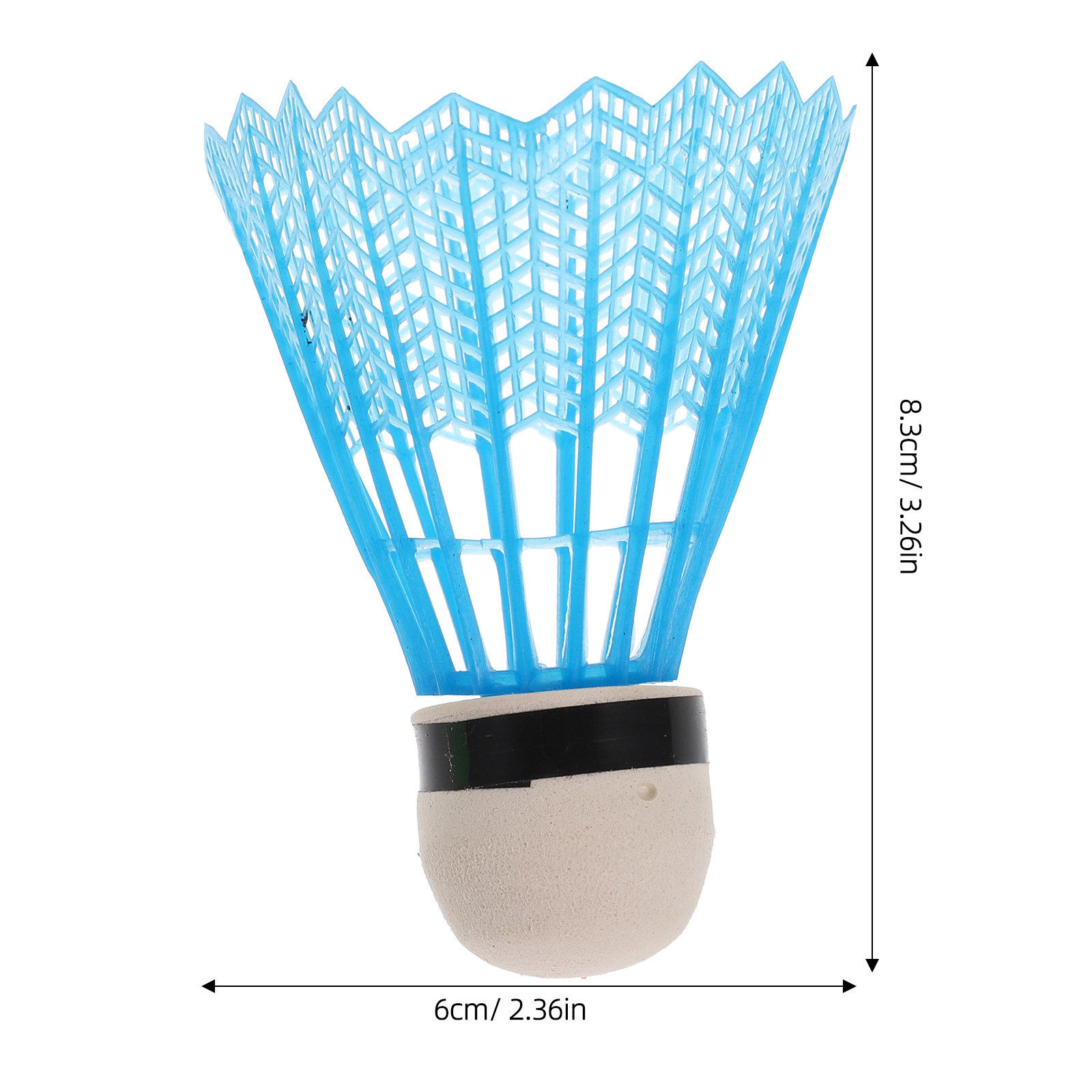 Juego de 12 volantes de plásti - Badminton Set Garden reseña y precio