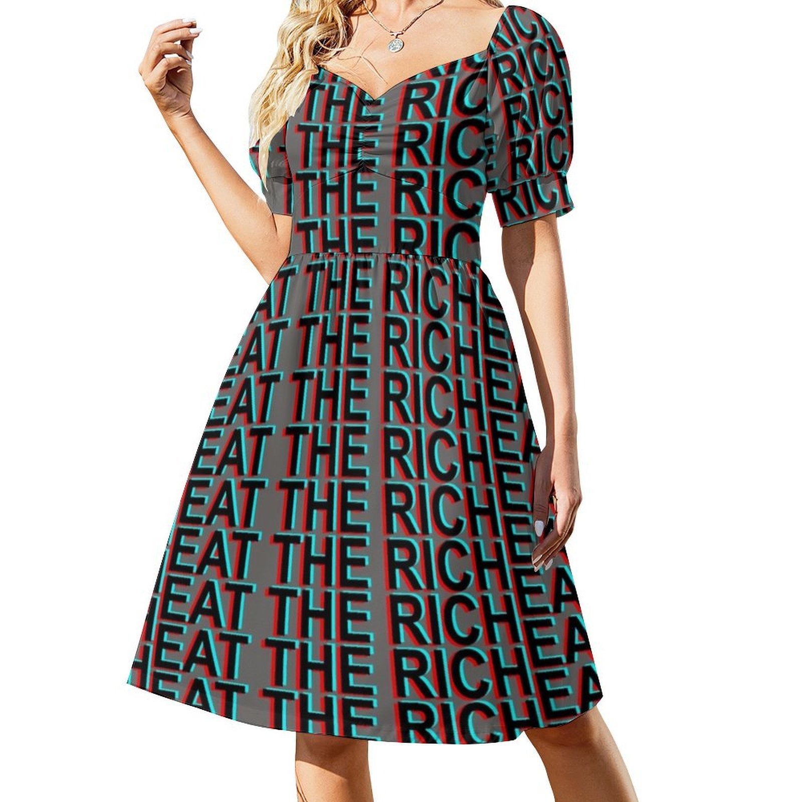 Eat The Rich Vestido de fiesta - Party Games Summer reseña y precio