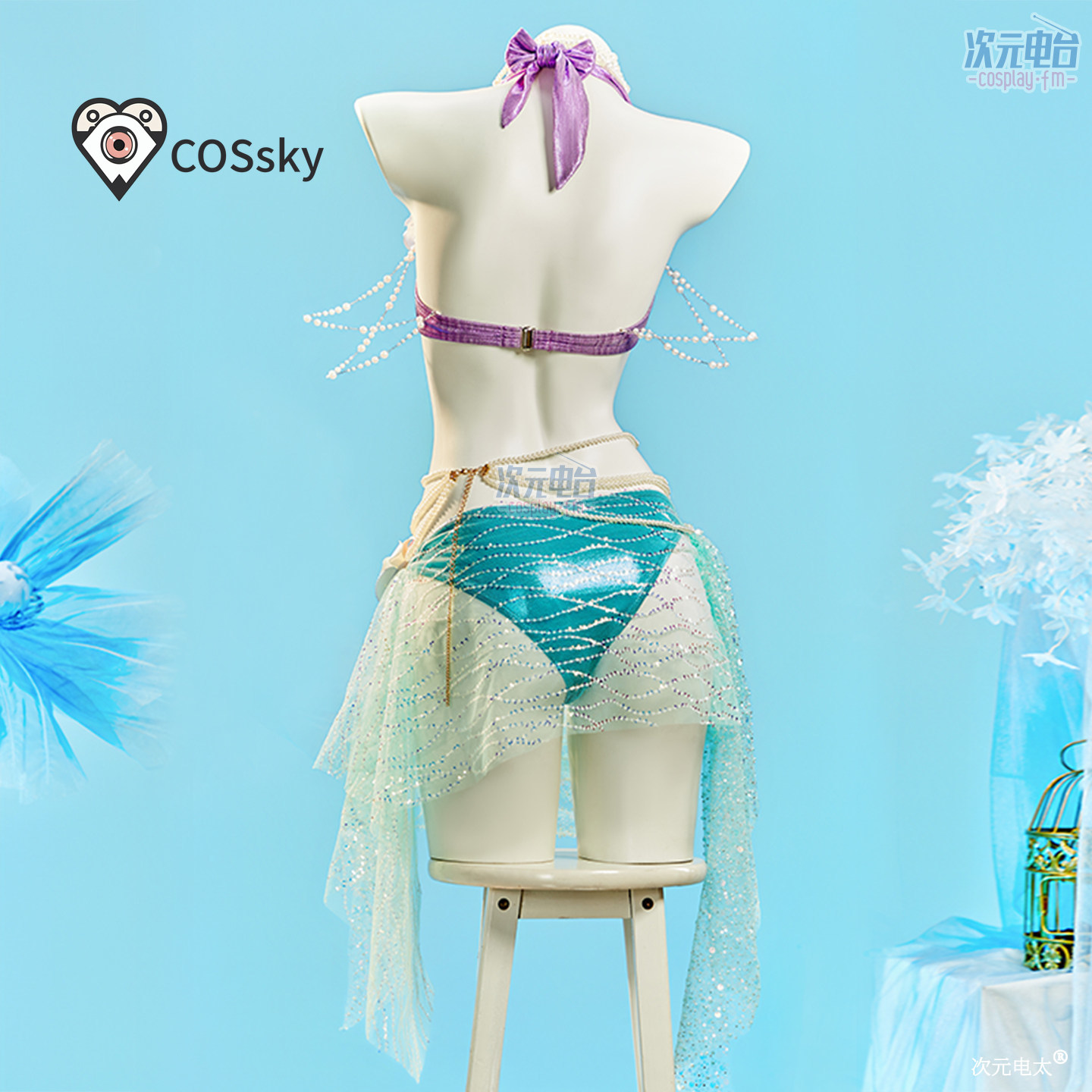 Traje de baño de sirena, traje - Party Games Summer reseña y precio