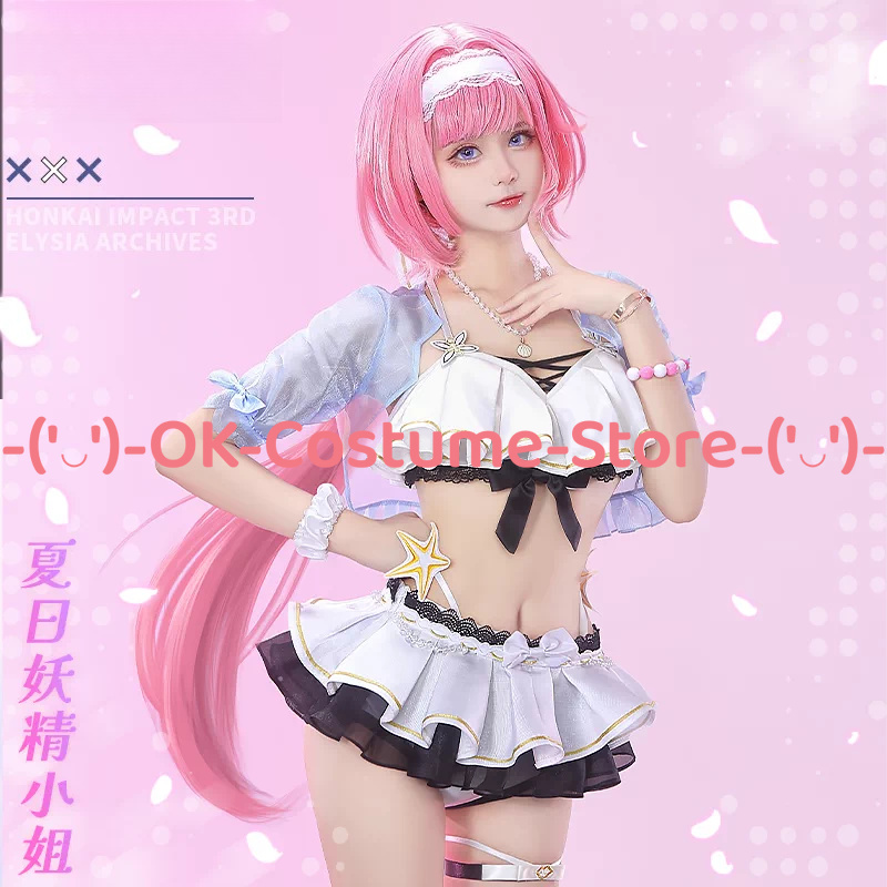 Disfraz de Cosplay de Elysia S - Party Games Summer reseña y precio