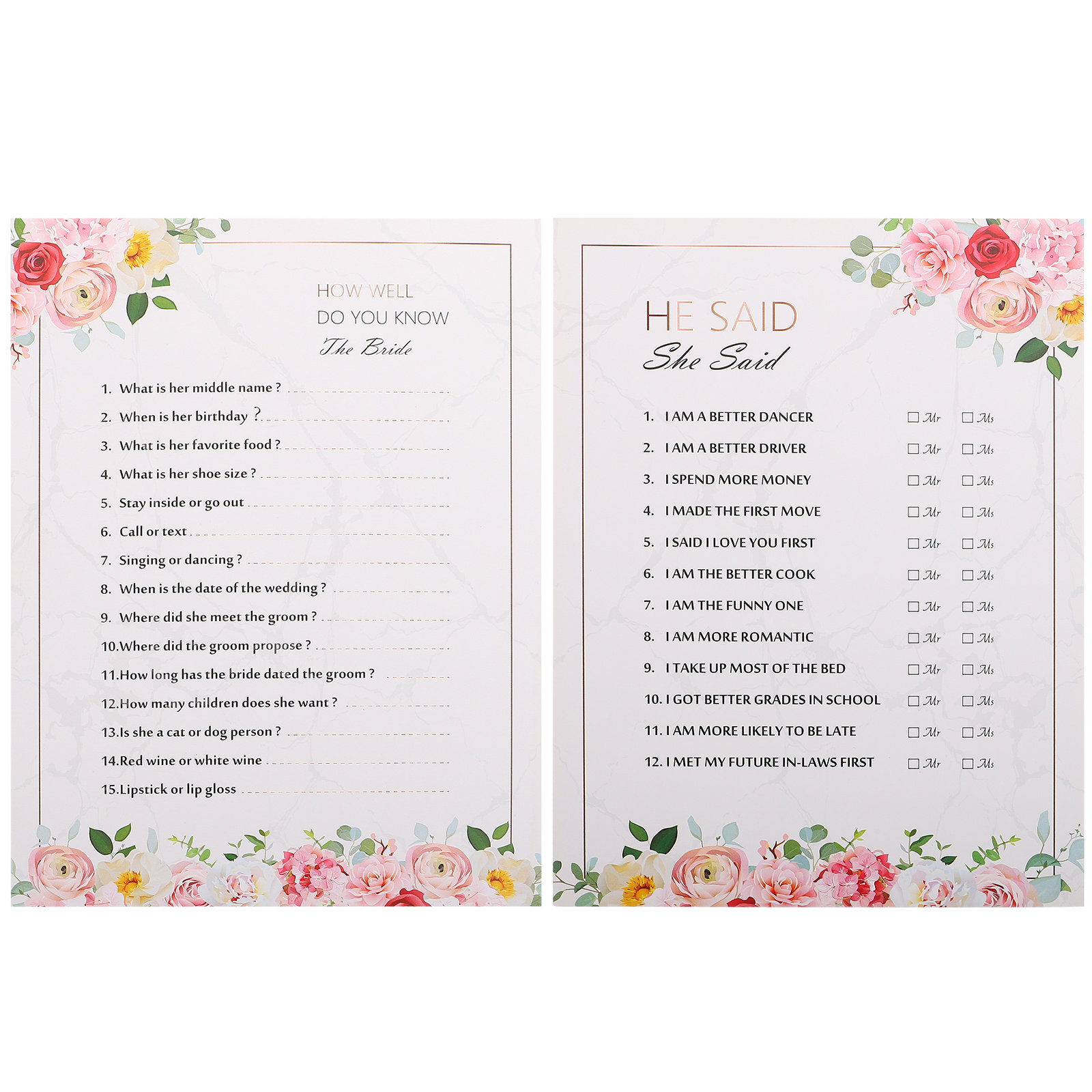 20 tarjetas de juego de pregun - Party Games Bachelorette reseña y precio
